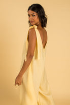 GRANADINA Linen Jumper - Light Yellow - CRASQI