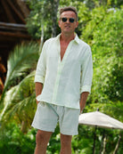 CAPRI Linen Bermudas - Sand - CRASQI