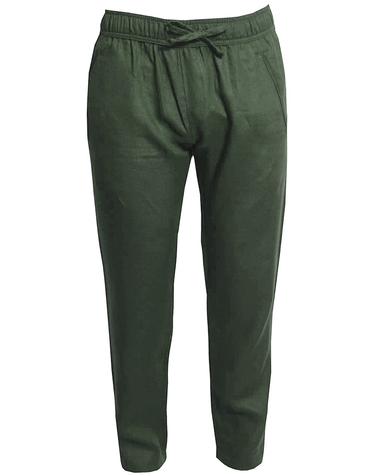 SARDINIA Linen Pant - Olive Green - CRASQI